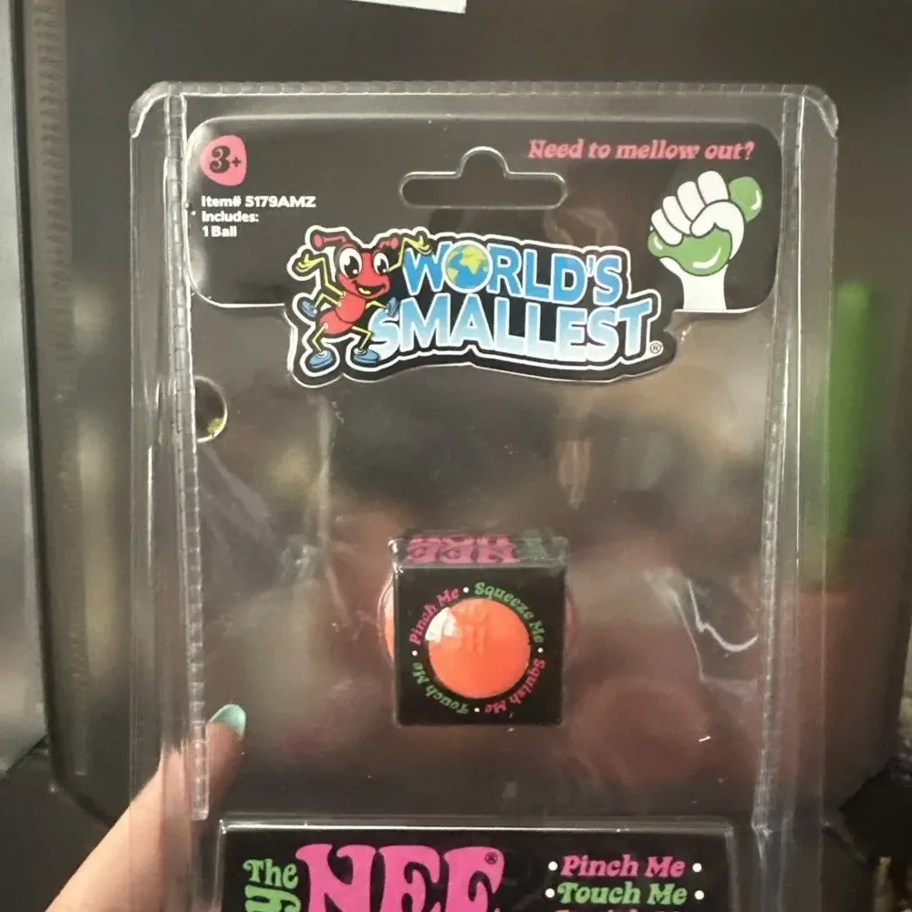 Super Impulse Worlds Smallest Needoh Orange Schylling Authentic New!